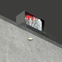 Luminaria empotrable / LED / redonda / IP65