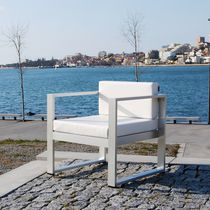 Sillón contemporáneo / Sunbrella® / de aluminio...