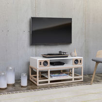 Altavoz de pie / inalámbrico / de madera...