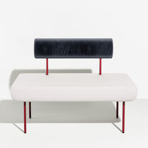 Sillón bajo contemporáneo / de tejido /...