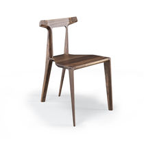 Silla contemporánea / de tejido / de roble...