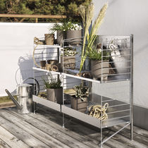 Estantería contemporánea / de acero galvanizado...