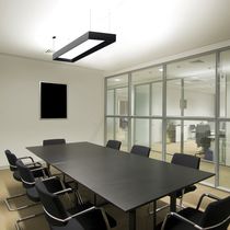 Luminaria suspendida / LED / lineal / redonda