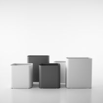 Papelera acero inoxidable / de acero galvanizado