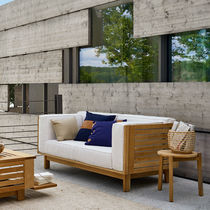 Sofá contemporáneo / de jardín / de teca...