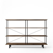 Estantería biombo / contemporánea / de acero...