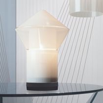 Lámpara de mesa / de vidrio soplado / contemporánea...