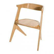 Silla contemporánea / de roble / para el...
