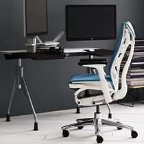 Sillón de oficina contemporáneo / de tejido...