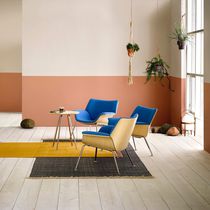Sillón de visita contemporáneo / de tejido...