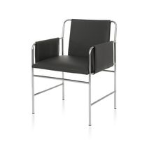 Silla de visita contemporánea / con reposabrazos...