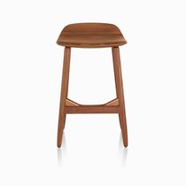 Silla de bar contemporánea / con reposapiés...
