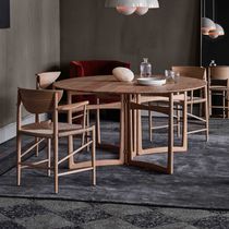 Mesa contemporánea / de madera maciza /...