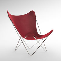 Silla de jardín contemporánea / de tejido...
