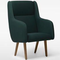 Sillón contemporáneo / de tejido / con respaldo...