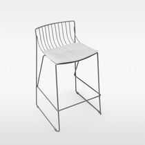 Silla de bar contemporánea / con cojín amovible...