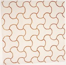 Alfombra contemporánea / con motivos decorativos...