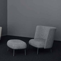 Sillón de visita contemporáneo / de tejido...