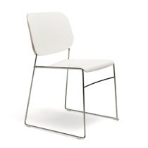 Silla de visita contemporánea / apilable...