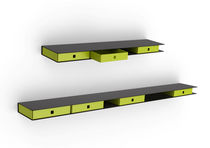 Estantería de pared / contemporánea / de...