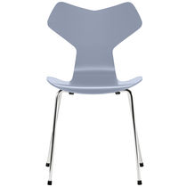 Silla de diseño escandinavo / de acero cromado...