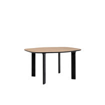 Mesa contemporánea / de chapa de madera...