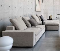 Sofá modular / cama / contemporáneo / gris
