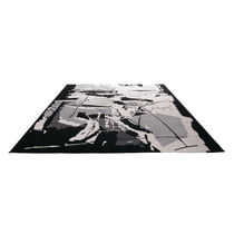 Alfombra contemporánea / con motivos decorativos...