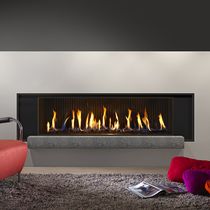 Chimenea de gas / contemporánea / cerrada...