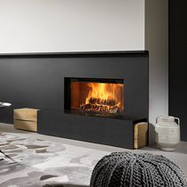Chimenea de leña / contemporánea / hogar...