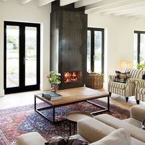 Chimenea de leña / contemporánea / hogar...