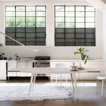 Mesa contemporánea / de roble / de chapa...