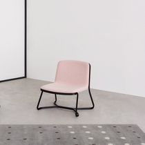 Sillón bajo contemporáneo / de tejido /...