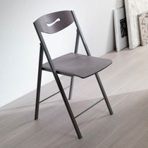 Silla contemporánea / plegable / de madera...