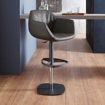 Silla de bar contemporánea / de terciopelo...