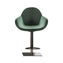 Silla de bar contemporánea / de terciopelo...
