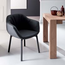 Silla contemporánea / con reposabrazos /...