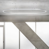 Luminaria suspendida / LED / ovalada / IP40