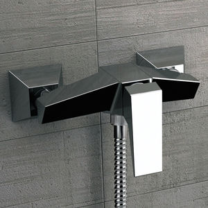 grifo monomando para ducha / de pared / de latón cromado / de baño