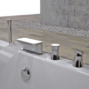 grifo monomando para ducha / para bañera / de latón cromado / de baño