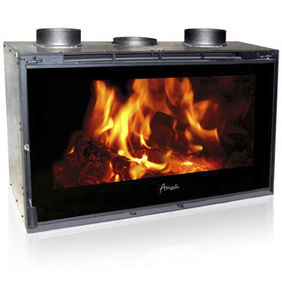 chimenea insertable de doble cara
