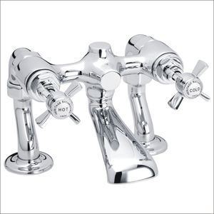 grifo bimando para bañera