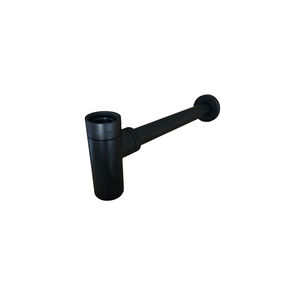 sifón para lavabo negro
