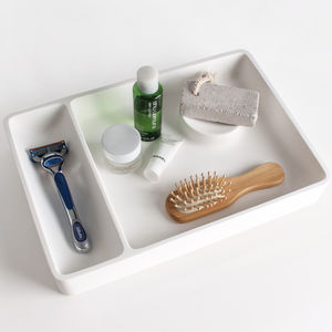 bandeja organizadora para cuarto de baño