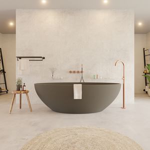 bañera ovalada