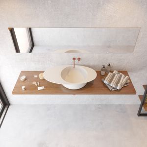 lavabo sobre encimera