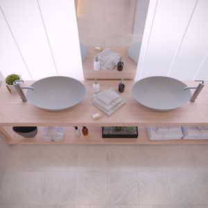 lavabo sobre mueble