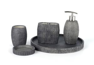 set de baño de hormigón
