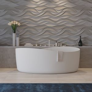 bañera ovalada