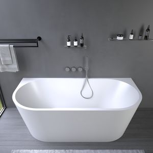 bañera ovalada